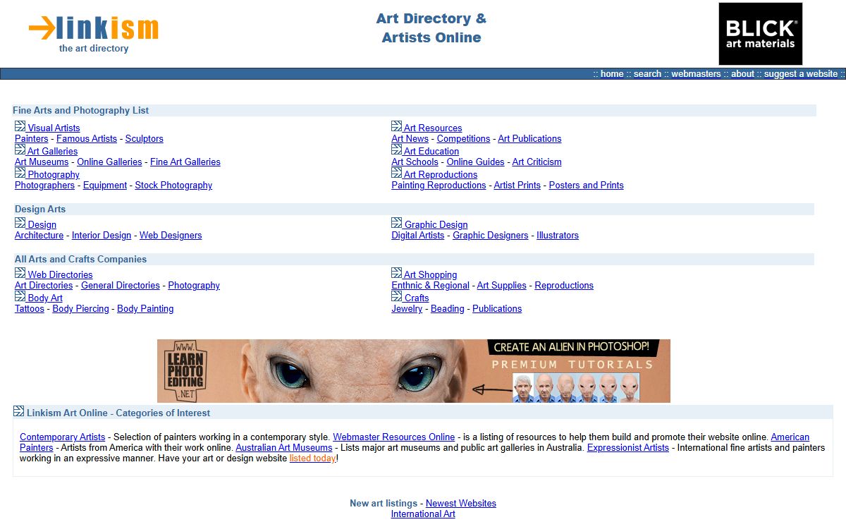 Linkism Art Directory - Artists and Painters