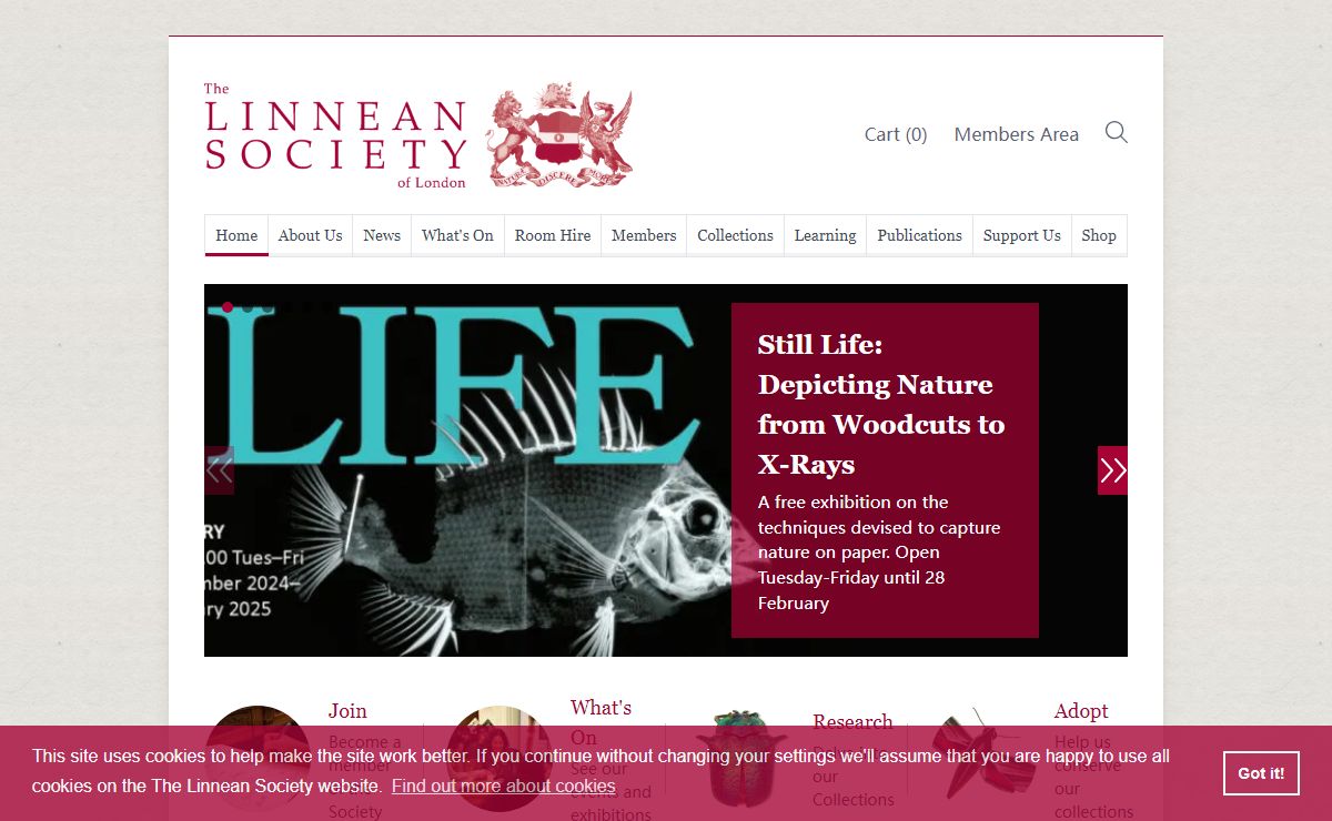 The Linnean Society | Communicating Nature Since 1788