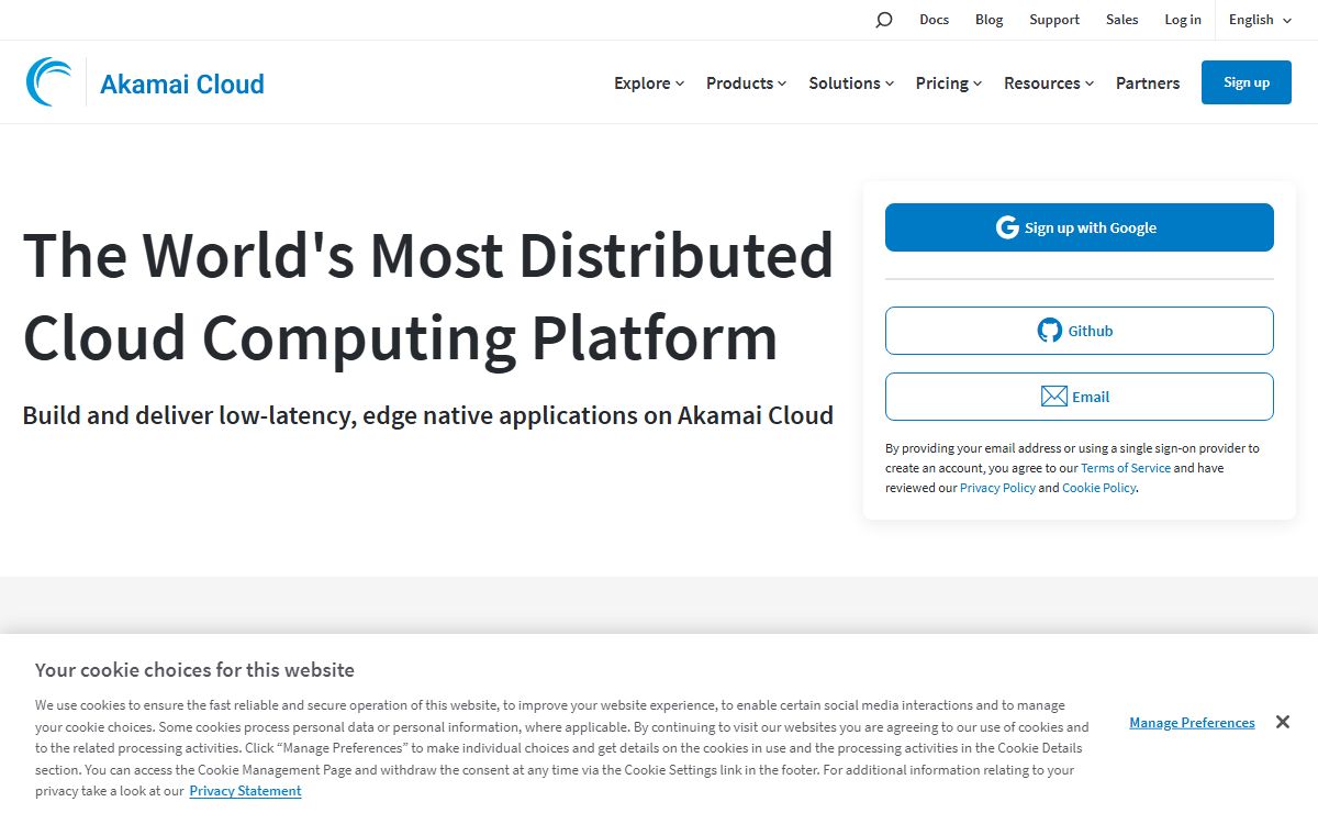 The World's Most Distributed Cloud Computing Platform | Akamai