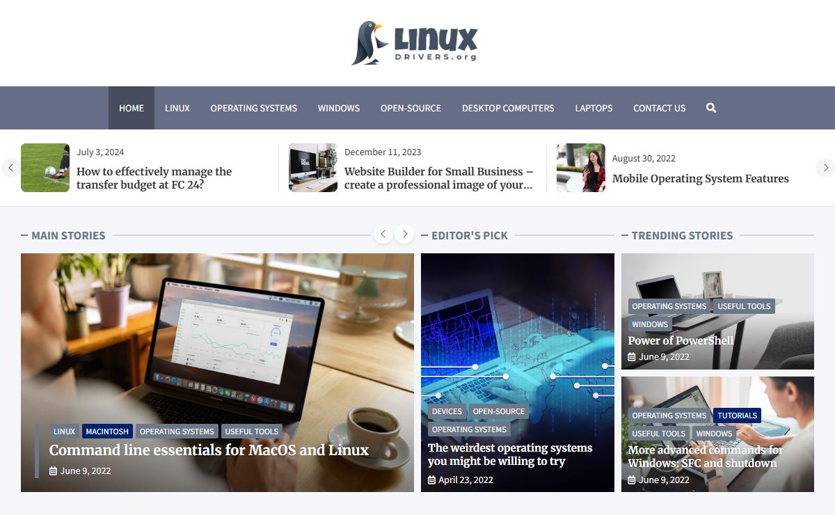 Linux-Drivers.org - Your guide in the world of operating systems and technology