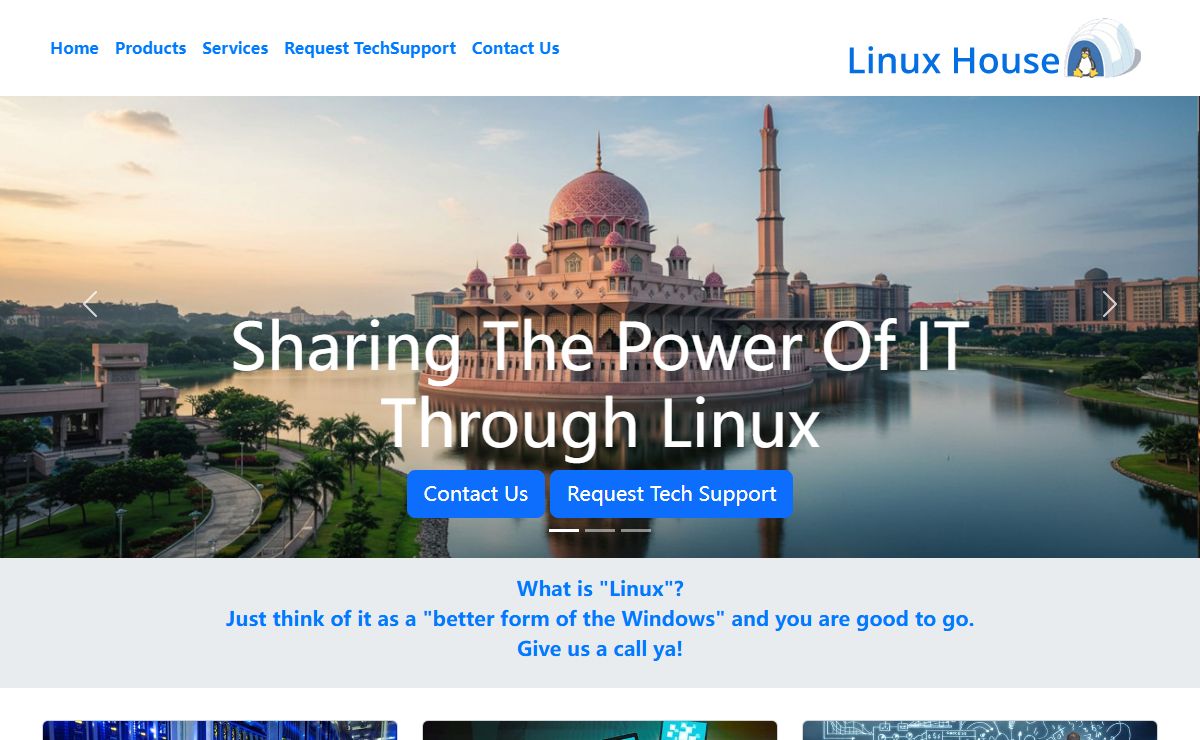 LinuxHouse - Sharing The Power Of IT Through Linux - Home