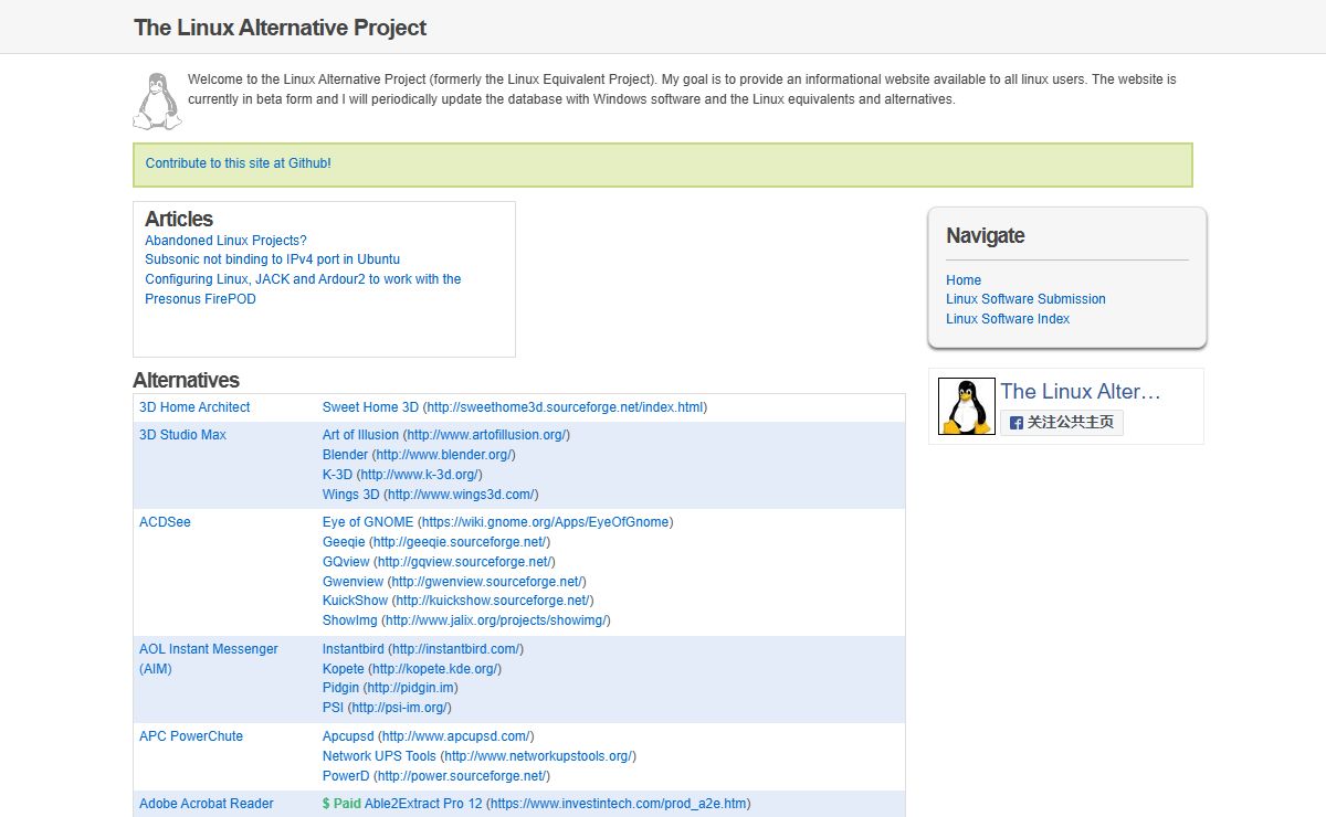 The Linux Alternative Project