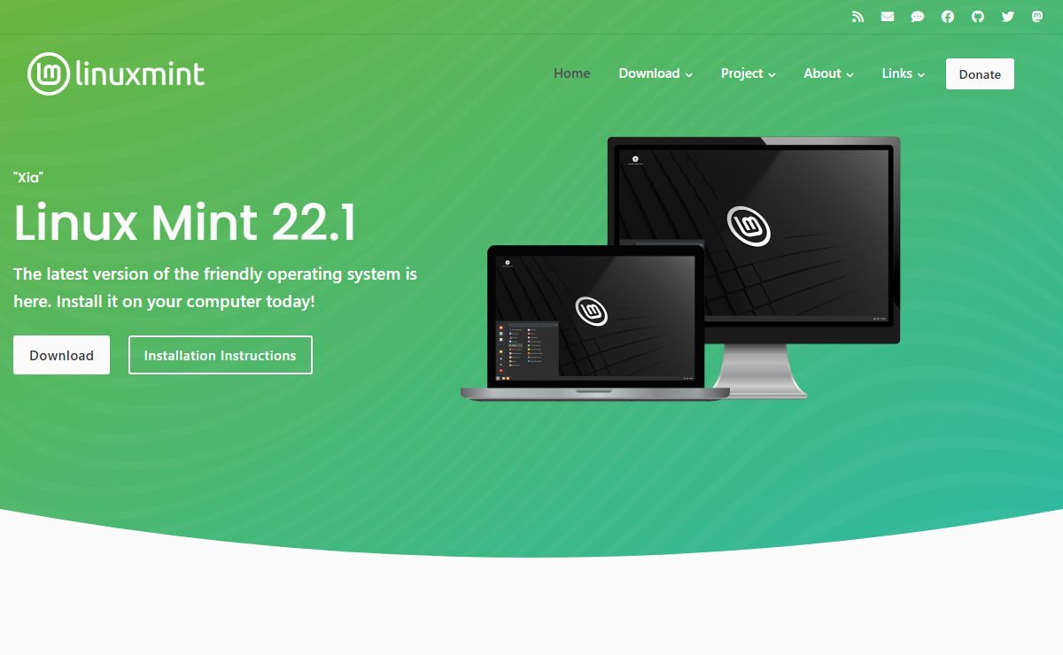 Home - Linux Mint