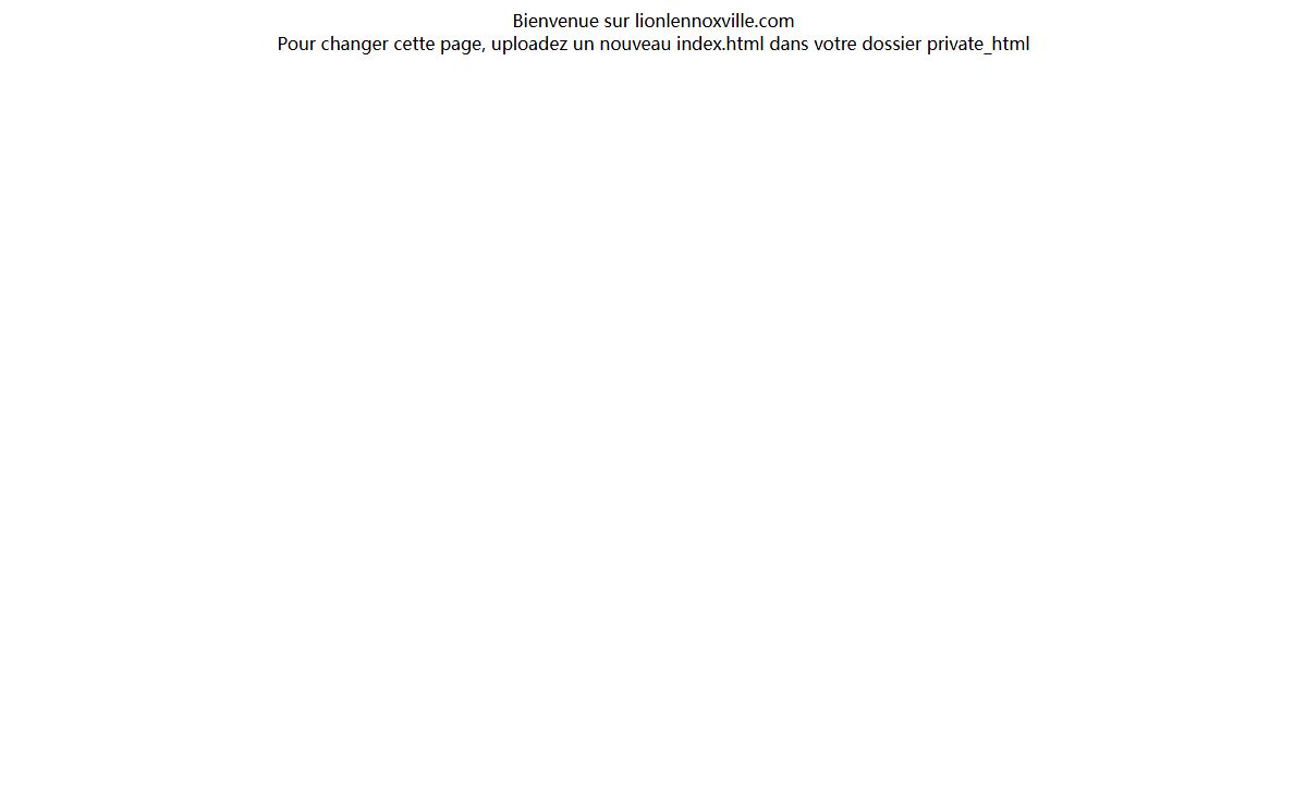 Accueil sécurisé de lionlennoxville.com