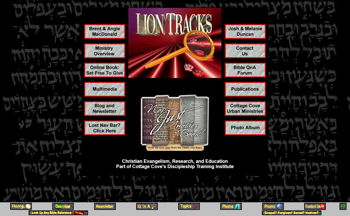 Lion Tracks Ministries -- Brent & Angie MacDonald