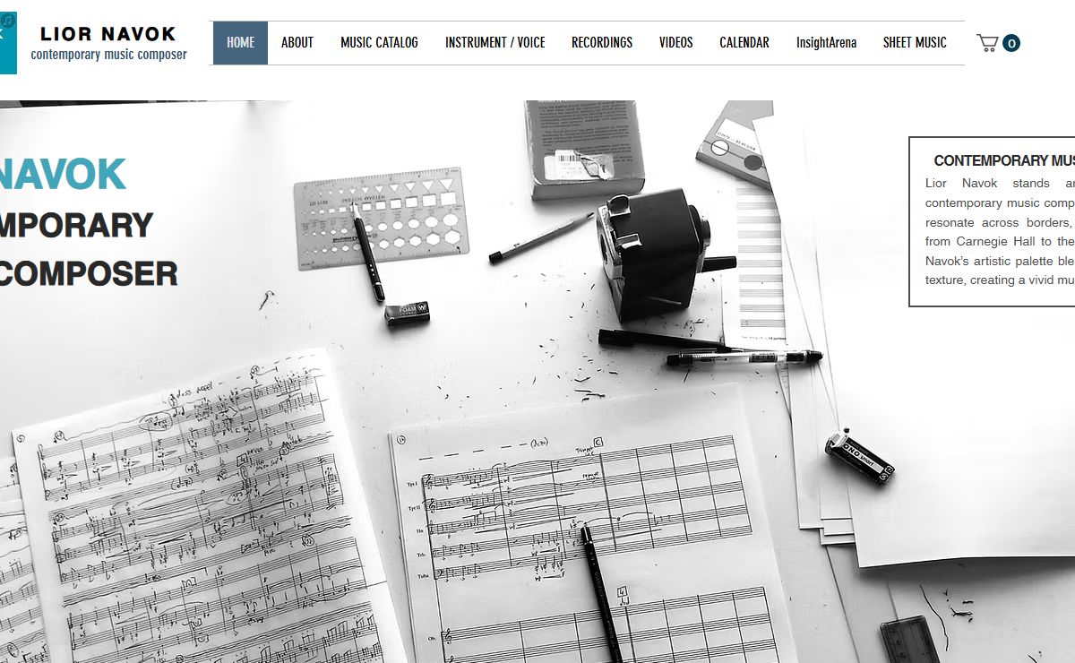 Lior Navok | Contemporary Music Composer | New Music |