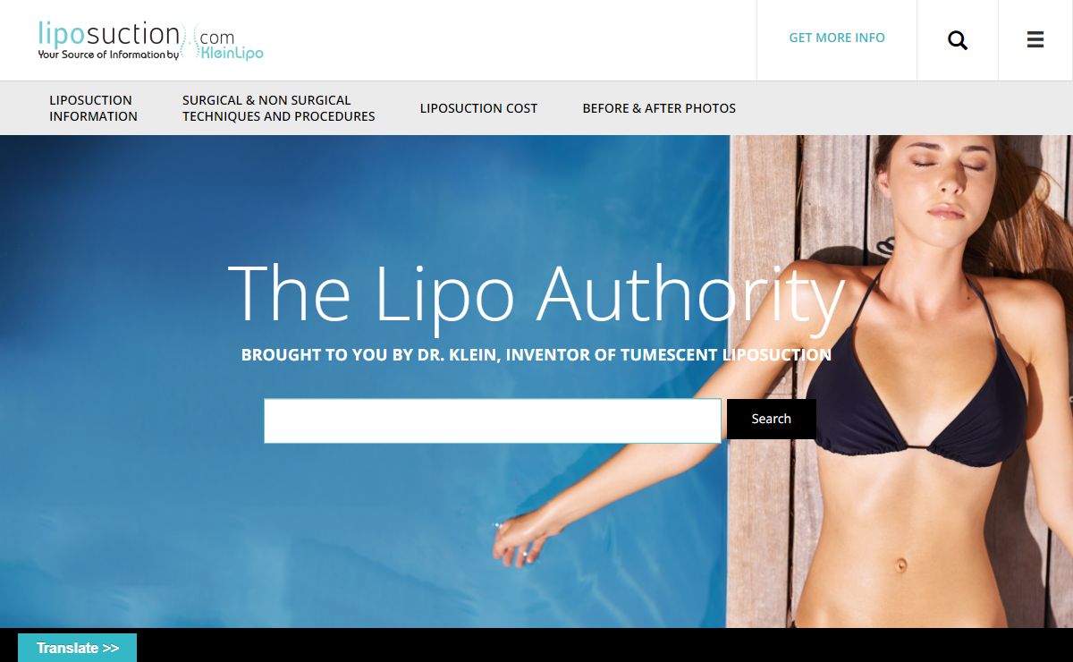 Liposuction.com - Brought to you by DR. Klein, Inventor of Tumescent Liposuction