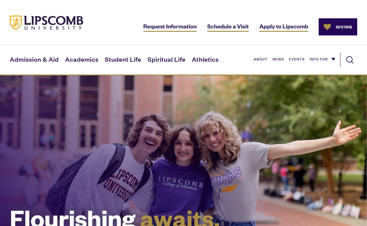 Lipscomb University | A Private Christian College in Nashville Tenn.