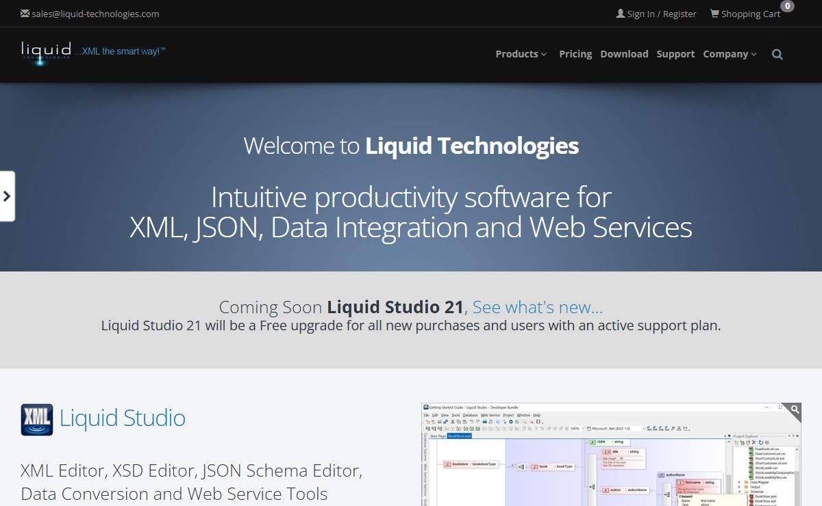 XML Editor, JSON Editor, Code Generator, Data Integration and Web Services Toolkit