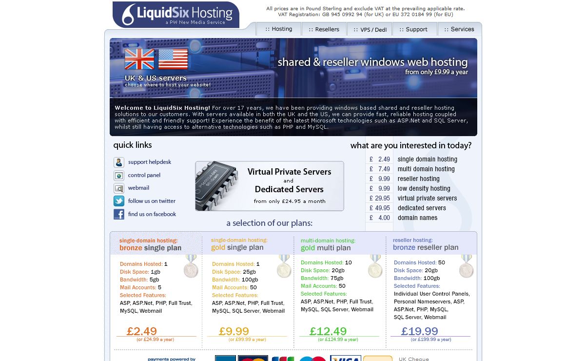 Home Page :: LiquidSix Hosting