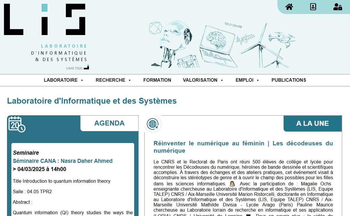 Laboratoire d'Informatique et Systèmes
