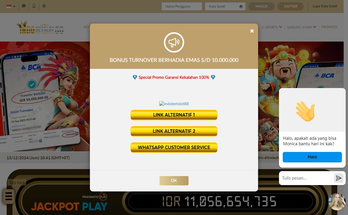 INDOBETSLOT88: Situs Slot Gacor Online Agen Judi Slot88 Resmi Terpercaya