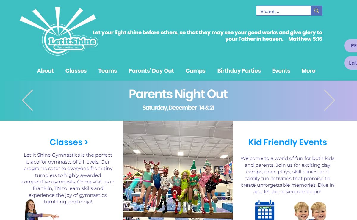 Let It Shine Gymnastics | Competitive and Recreational Gymnastics, Tumbling and Trampoline | 1892 General George Patton Drive, Franklin, TN, USA
