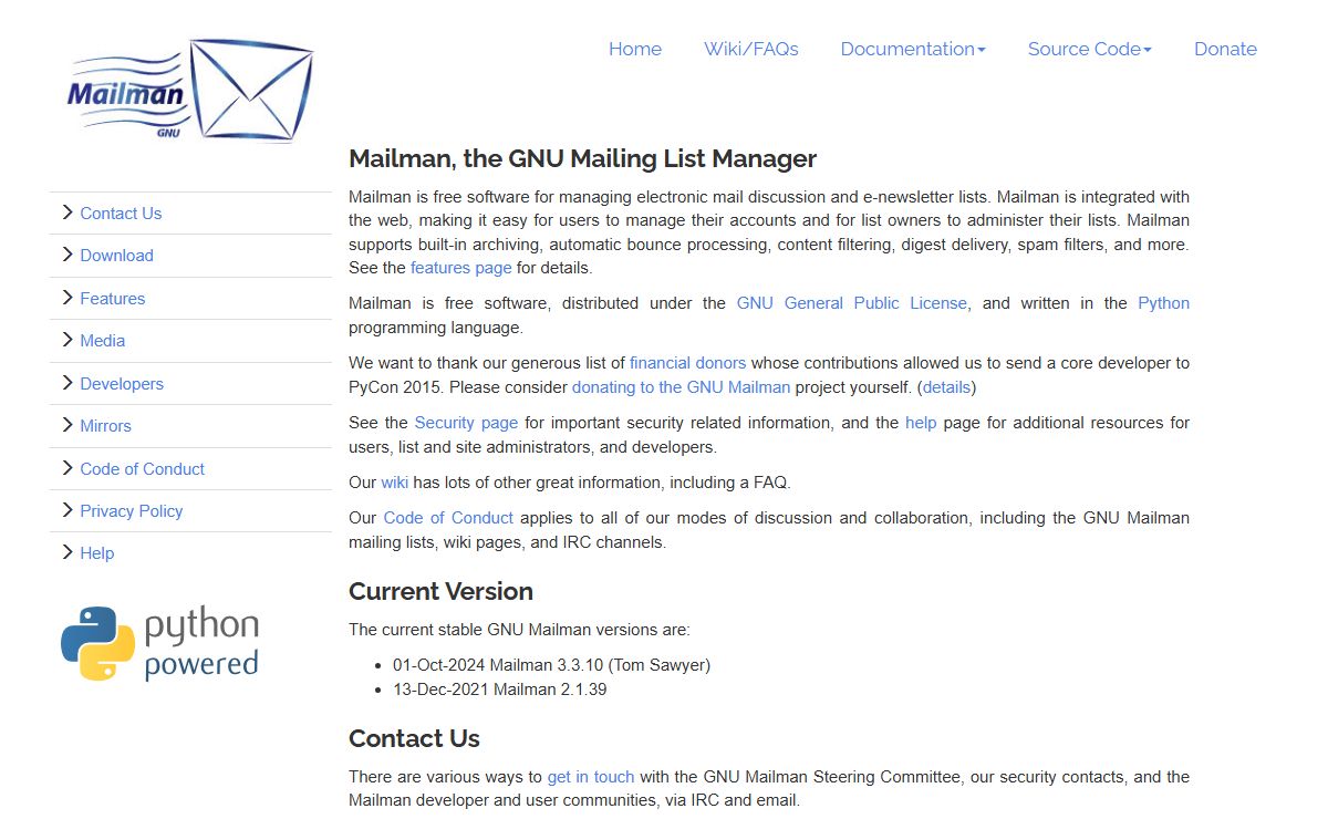 GNU Mailman