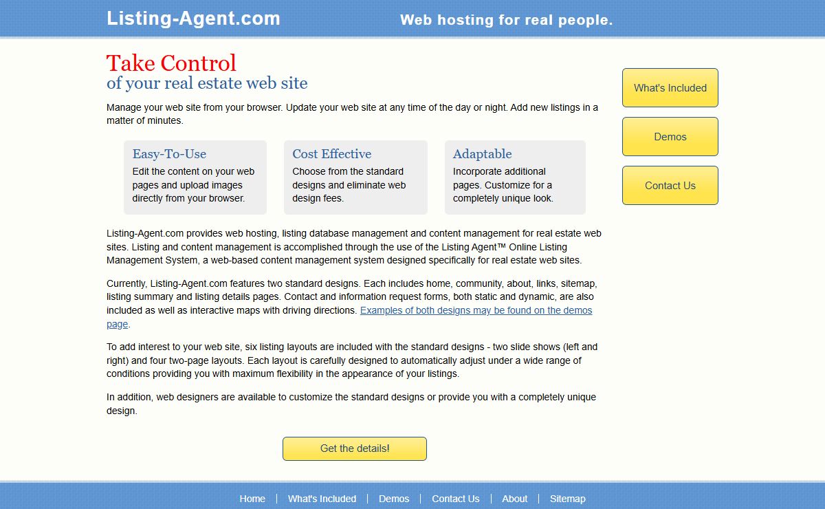 Listing-Agent.com - Real Estate Web Hosting