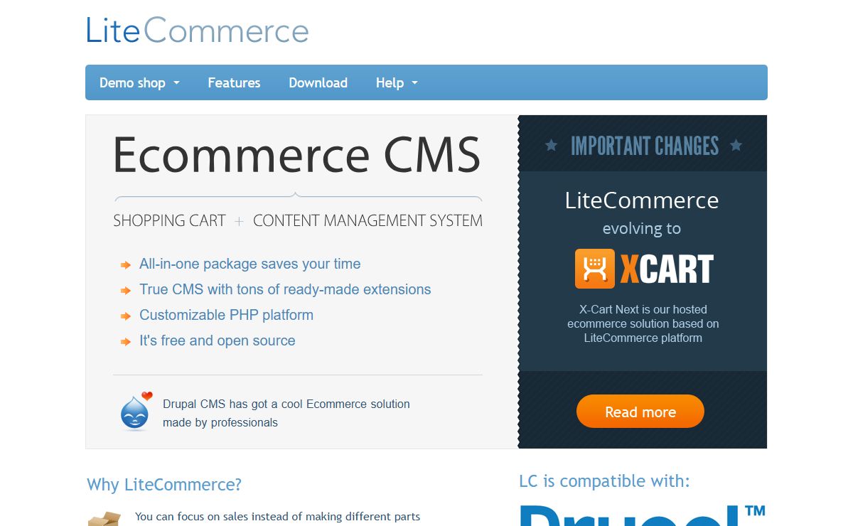 LiteCommerce | A free ecommerce solution for building online stores