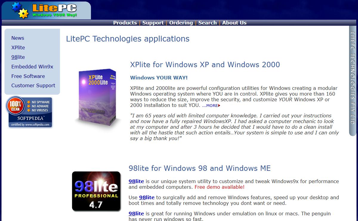 Utilities to customize and tweak Windows | LitePC Technologies