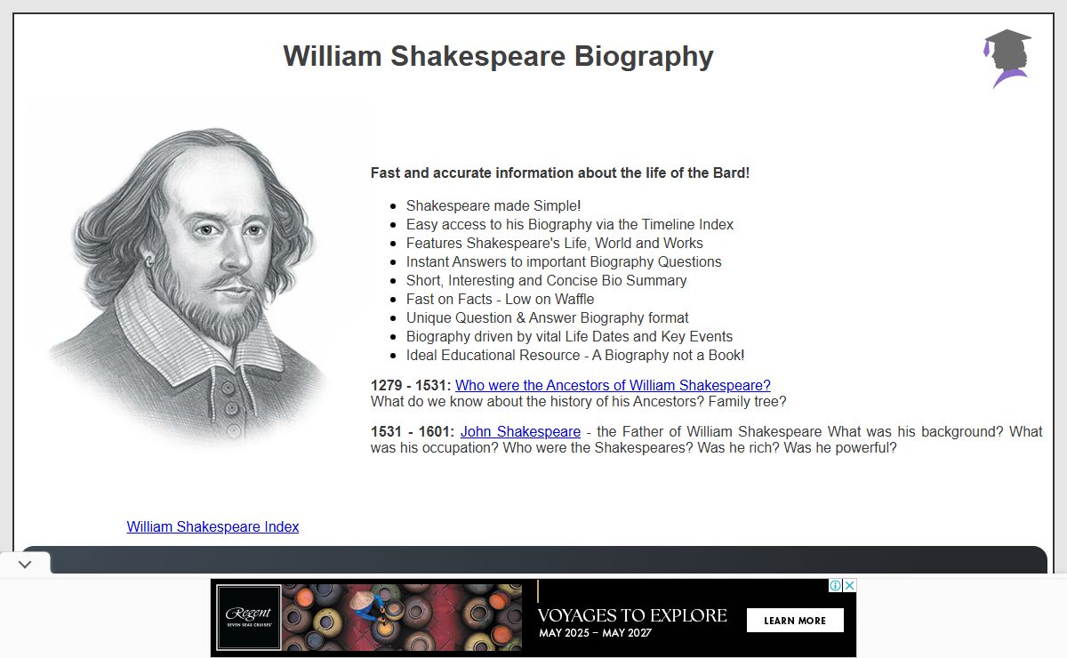 William Shakespeare Biography