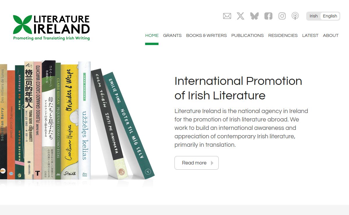 Literature Ireland | Promoting and Translating Irish Writing