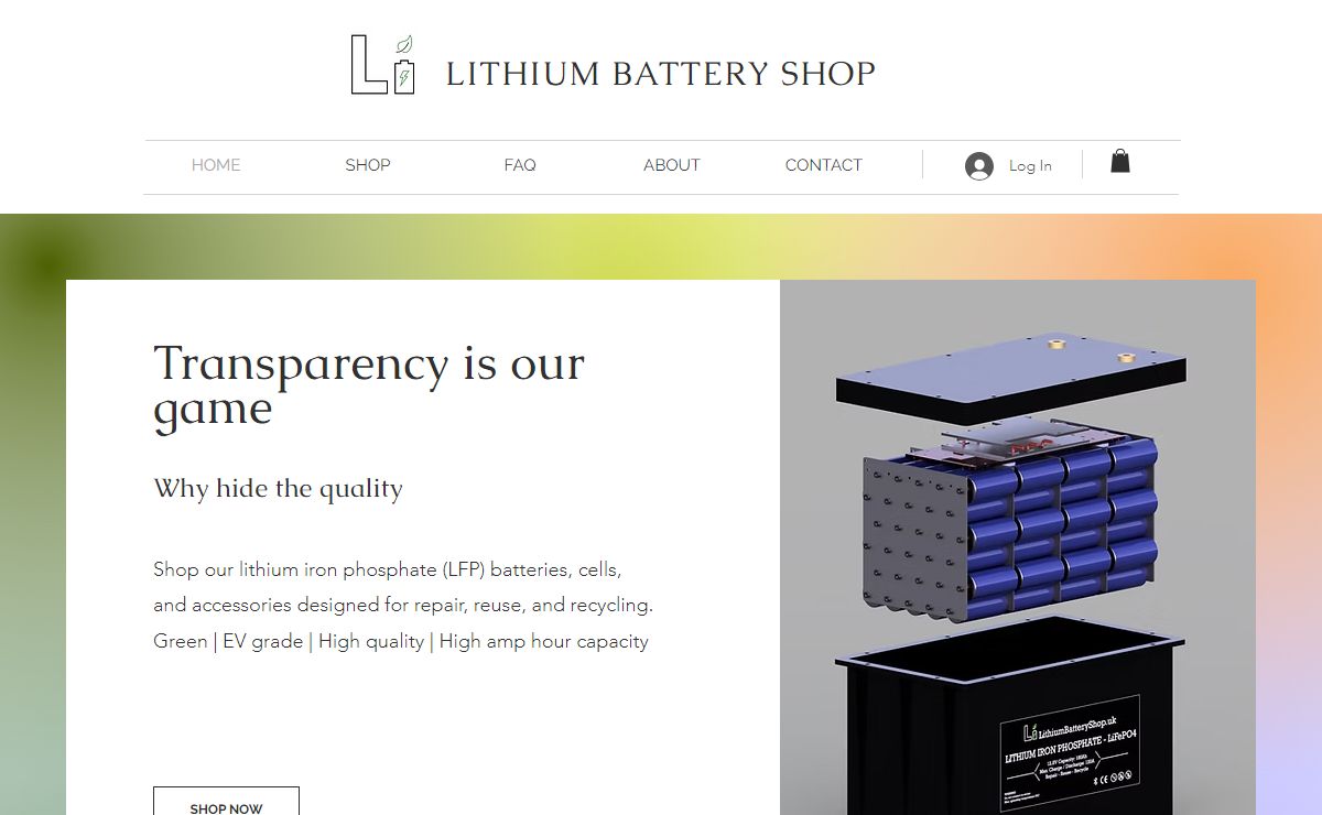 Lithium Batteries | Lithium Battery Shop | England