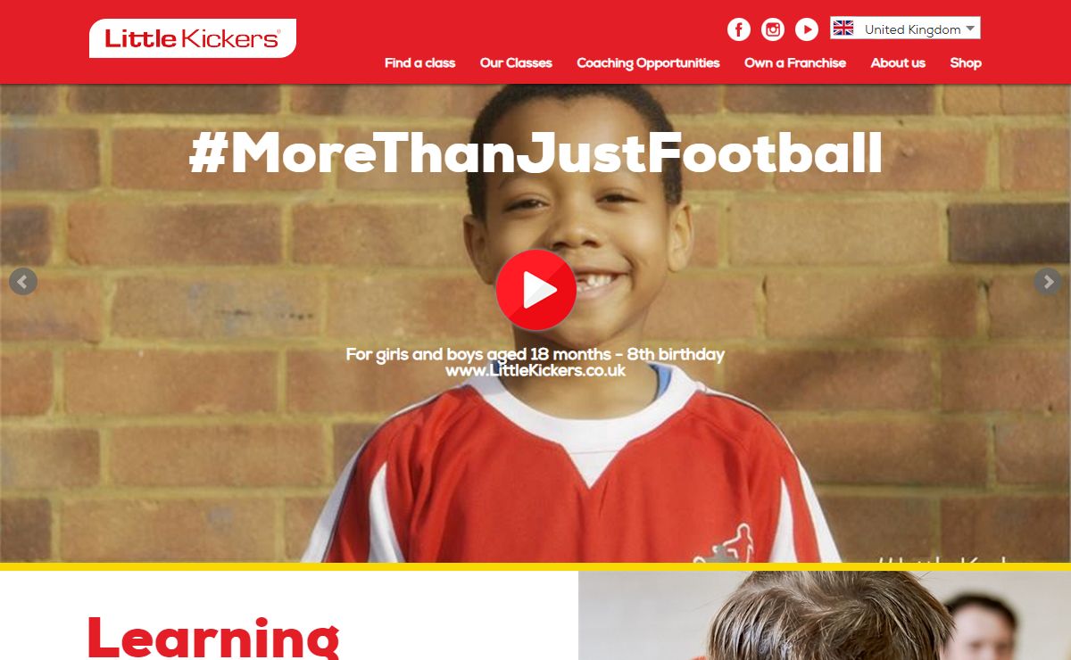 Toddler football training and development for children 18 months to 8th birthday at Little Kickers