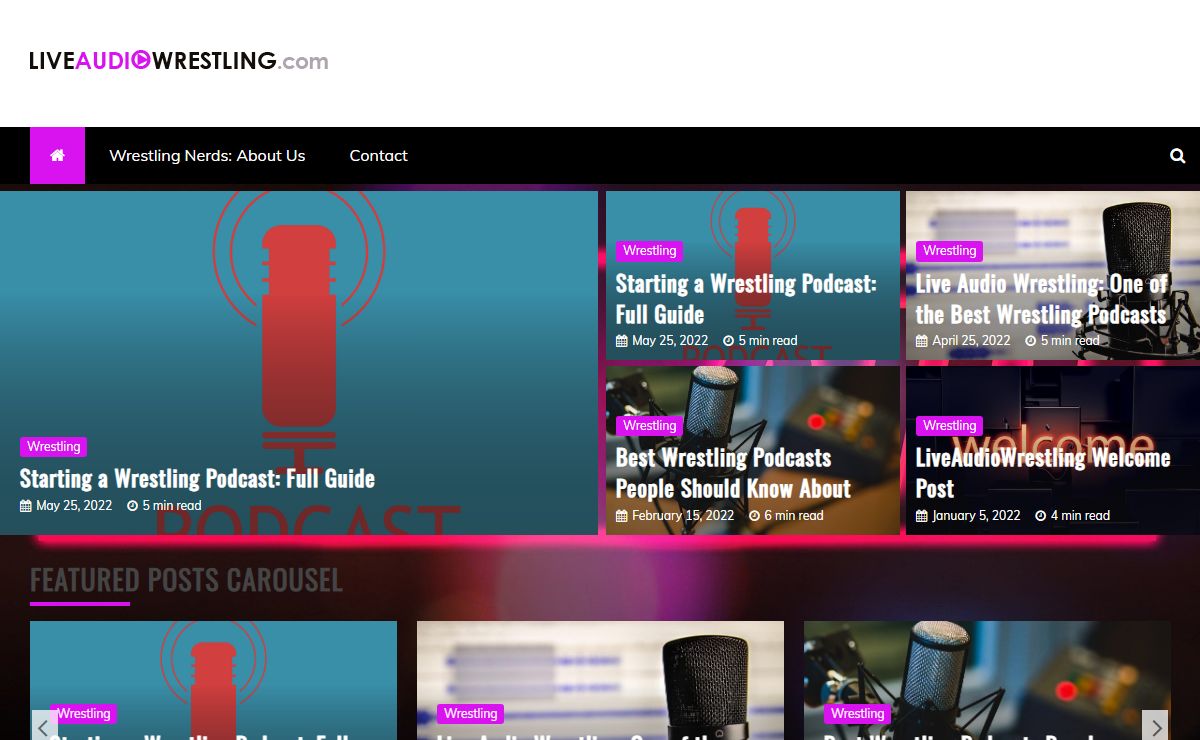 Welcome LiveAudioWrestling Readers! Our Blog Is Waiting for You!