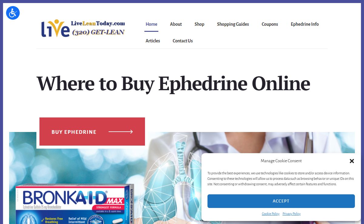 Live Lean Today | Where Can I Buy Ephedrine HCL Online