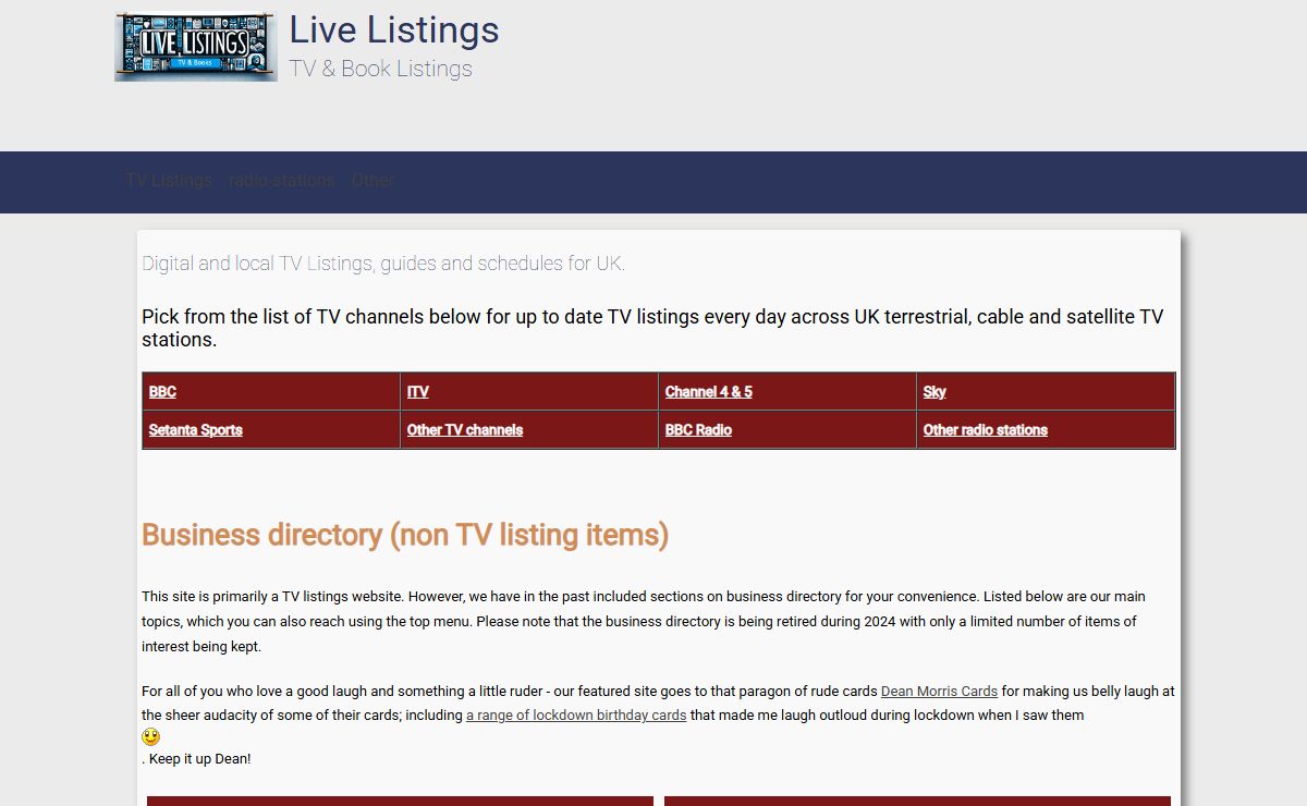 TV Listings, guides and schedules: UK, local, Digital TV for Tonight, tomorrow & this week