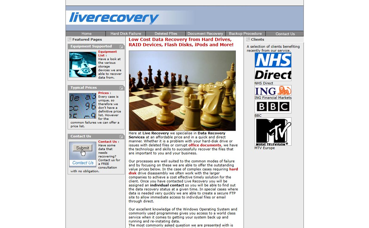 Low Cost Cheap Hard Disk Data Recovery