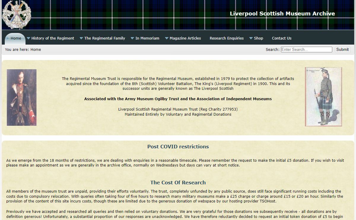 Liverpool Scottish Museum Archive - Home