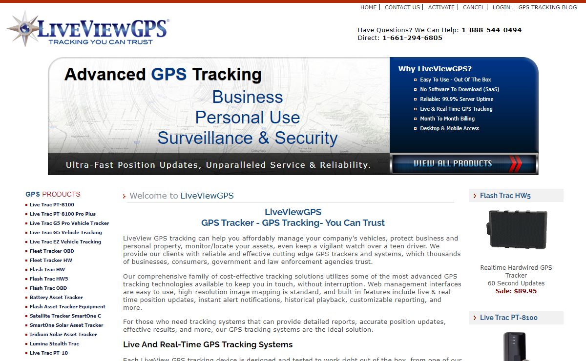 GPS Tracker - GPS Tracking Devices | LiveViewGPS