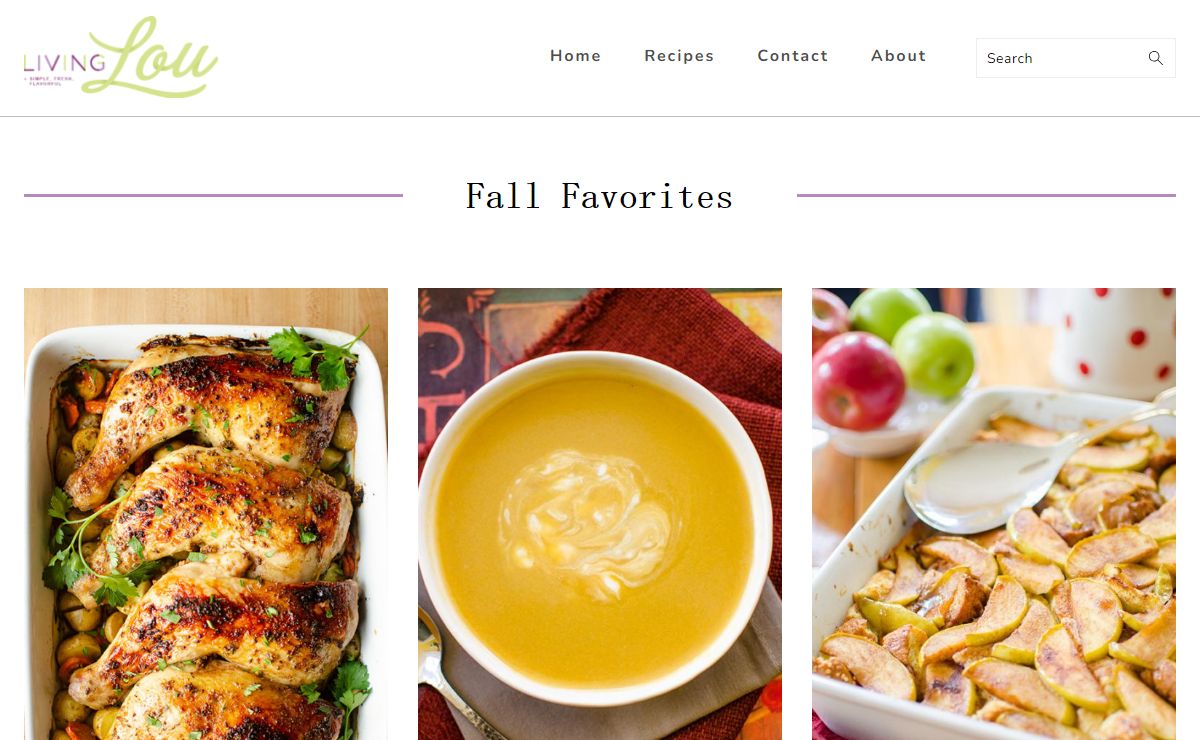 Living Lou | Simple, Fresh and Flavorful Recipes