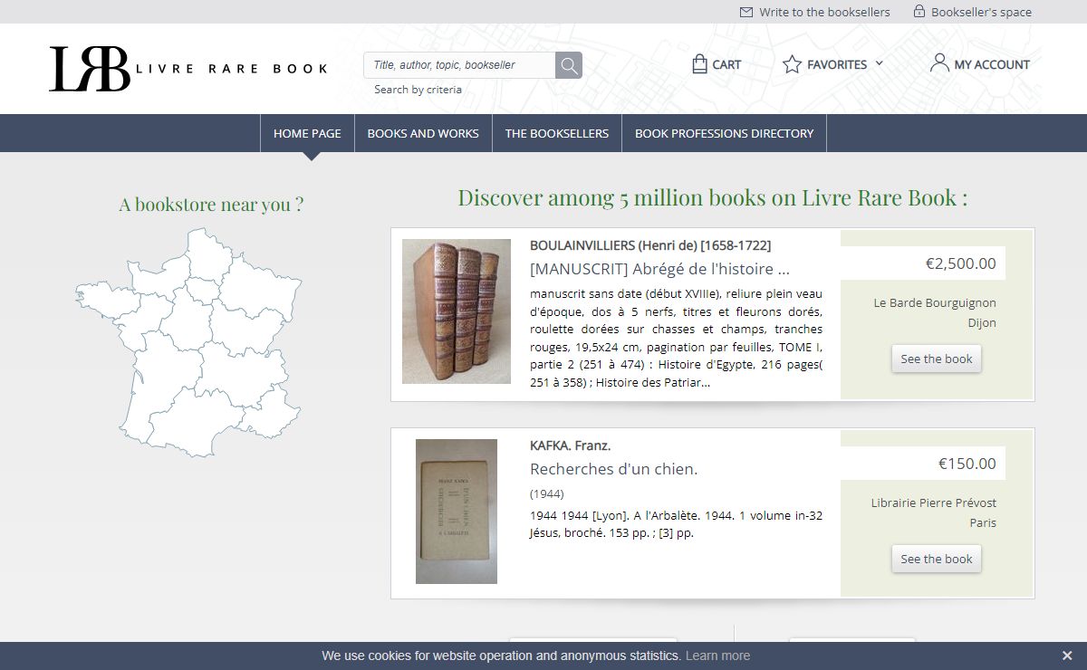 Home page - Livre Rare Book