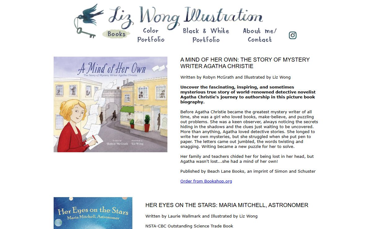 Liz Wong Illustration, Author and Illustrator