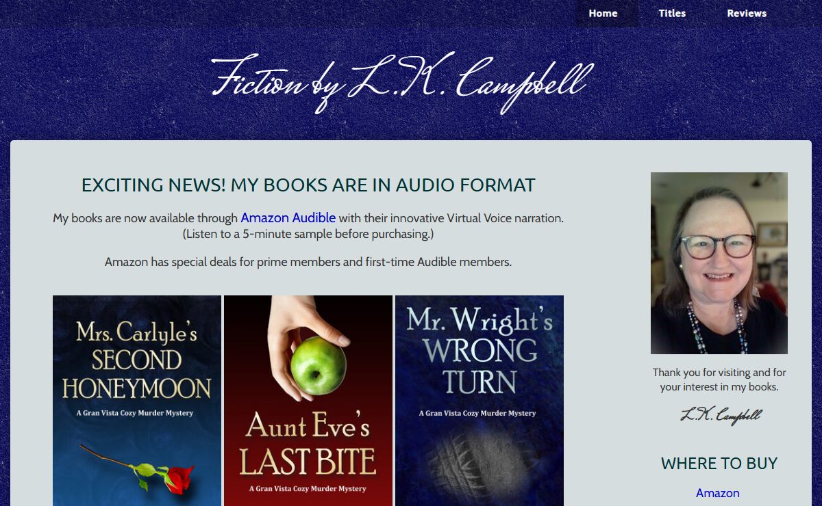L.K. Campbell Author of Contemporary & Historical Fiction