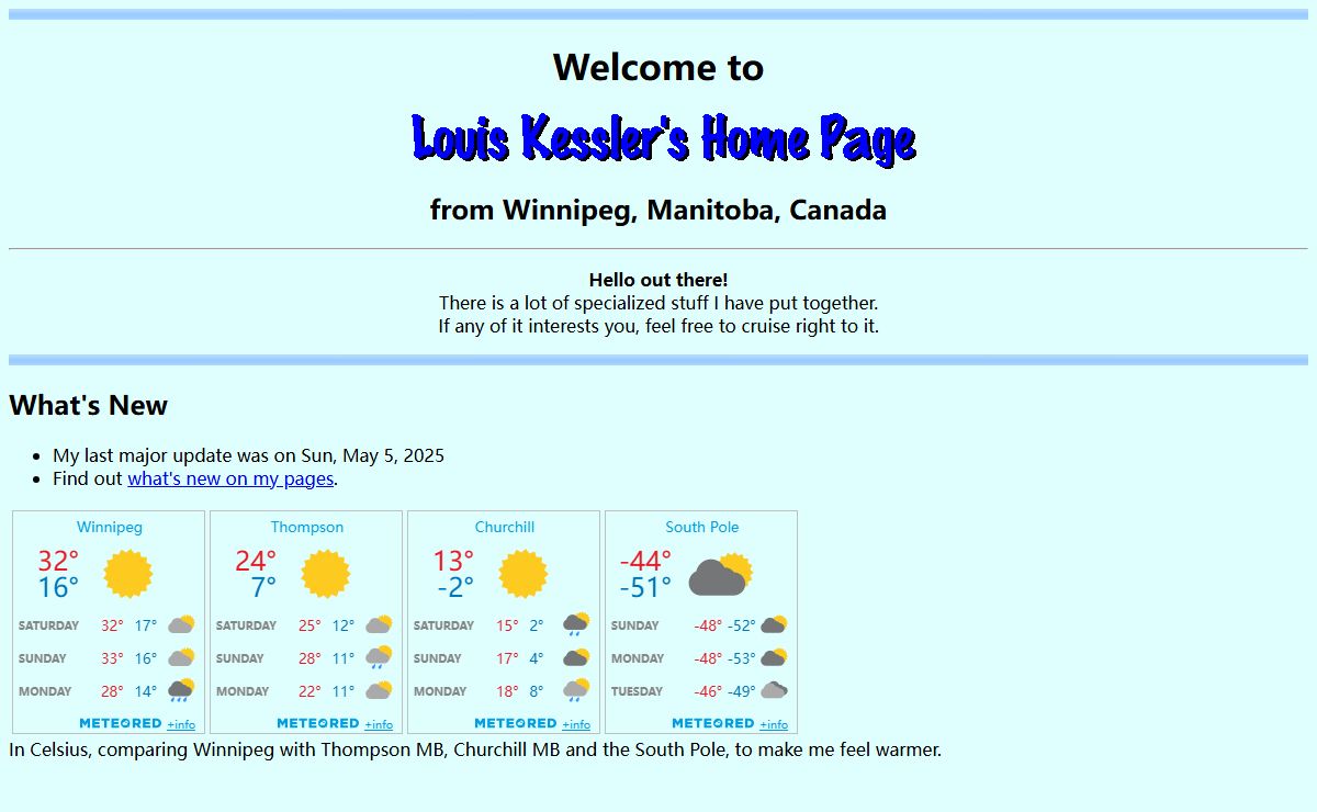 Louis Kessler's Home Page