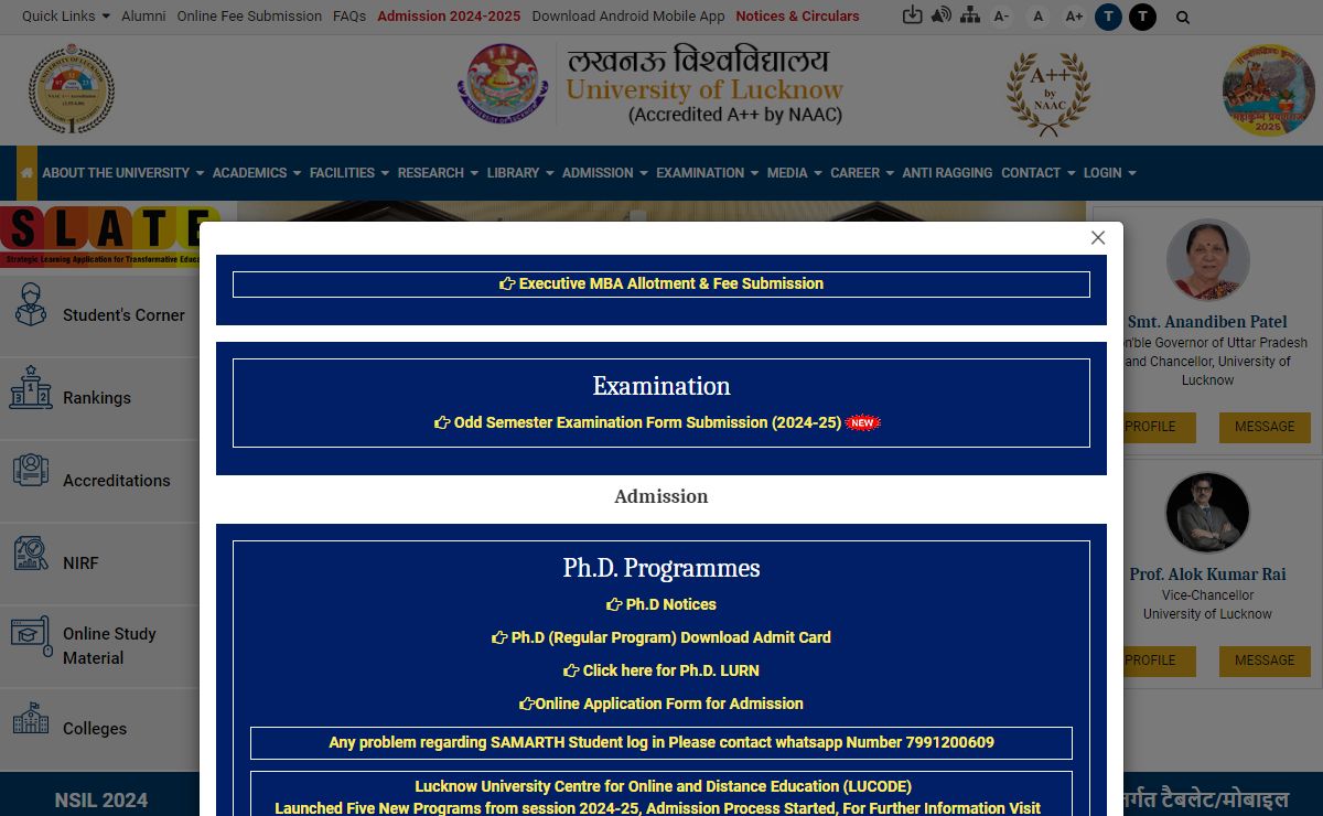 University of Lucknow
