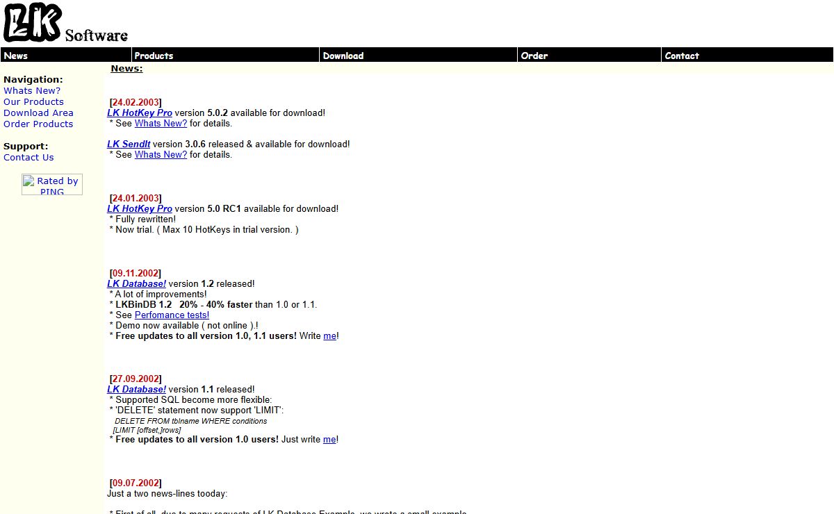 LK Software Home Page
