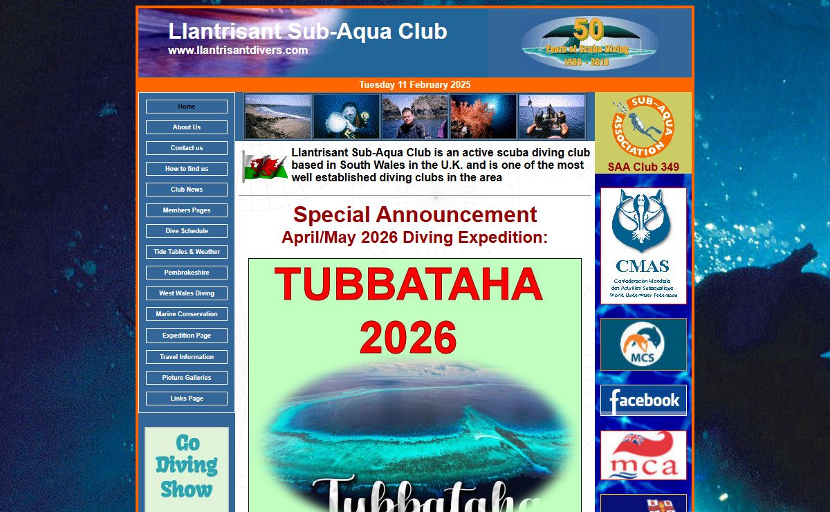 Llantrisant Sub Aqua Club Homepage
