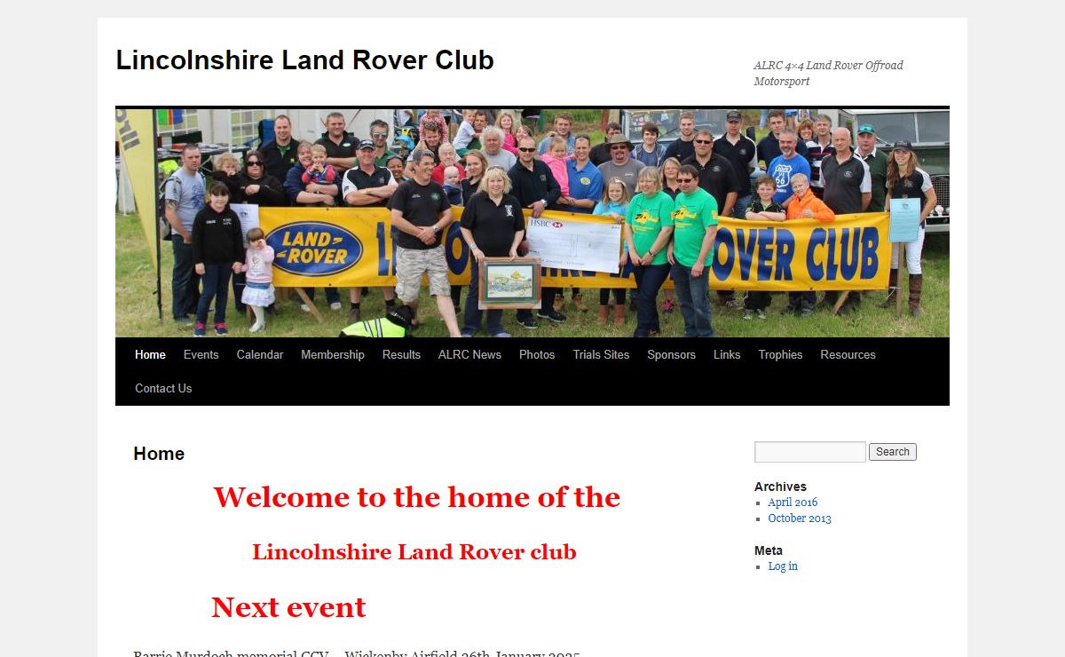 Lincolnshire Land Rover Club | ALRC 4×4 Land Rover Offroad Motorsport