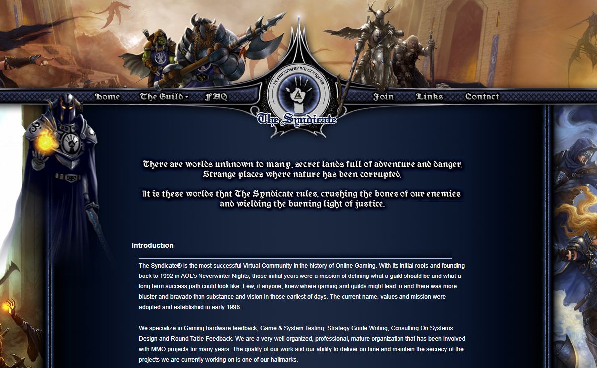 The Syndicate - Premier Online Gaming Guild