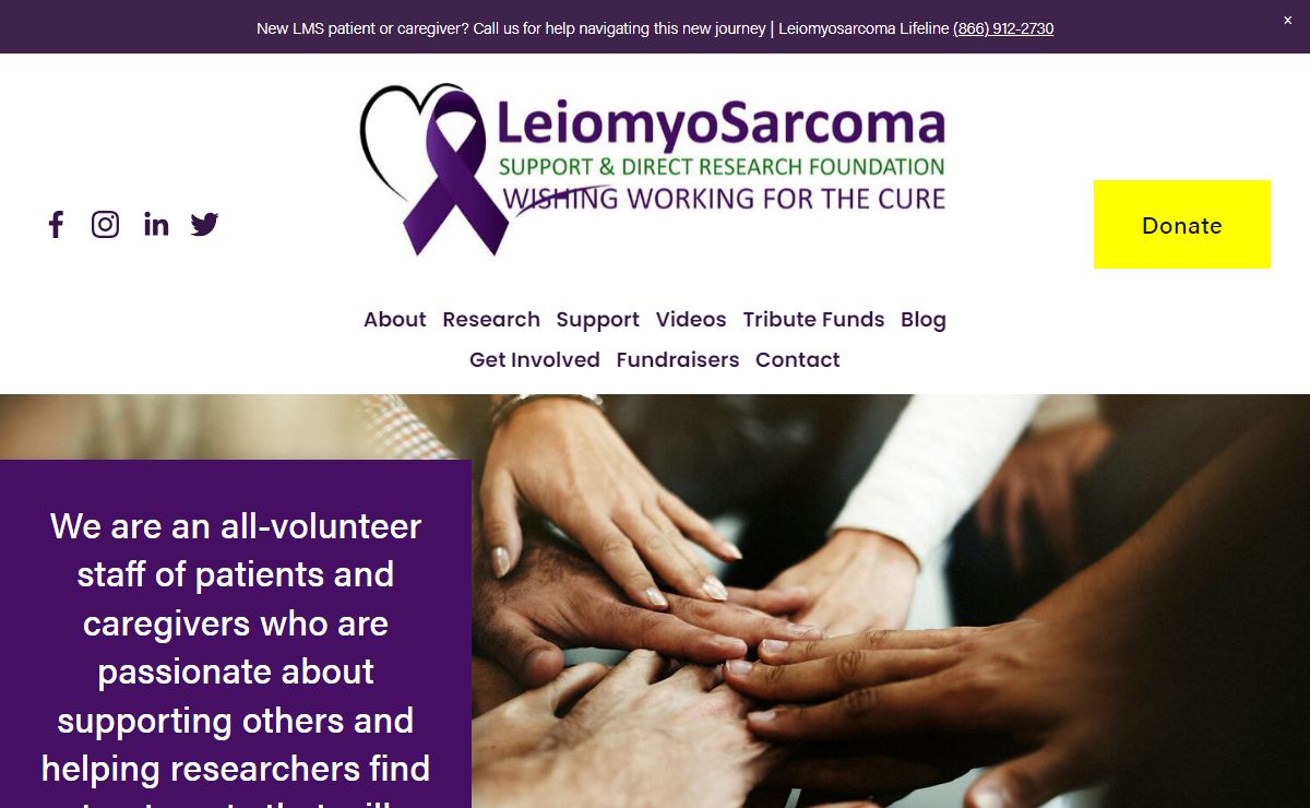 Leiomyosarcoma Support & Direct Research Foundation (LMSDR)