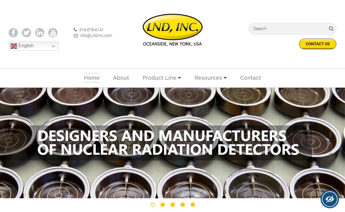 LND: Designers and Manufactures of Nuclear Radiation Detectors