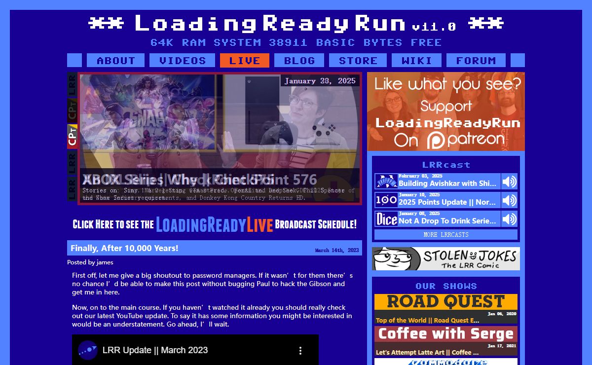 LoadingReadyRun - Comedy, video games, Magic: the Gathering and other silly things
