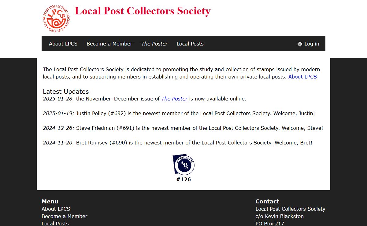 Local Post Collectors Society