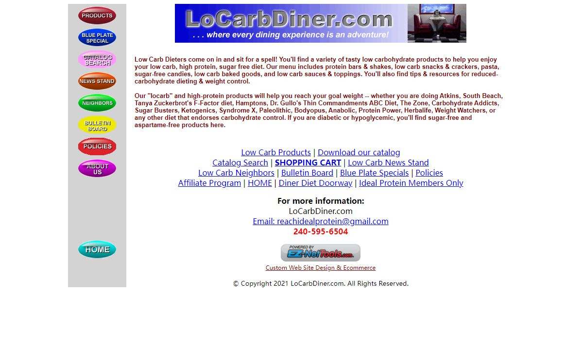 Low Carbohydrate Products For Your Low Carb Diet