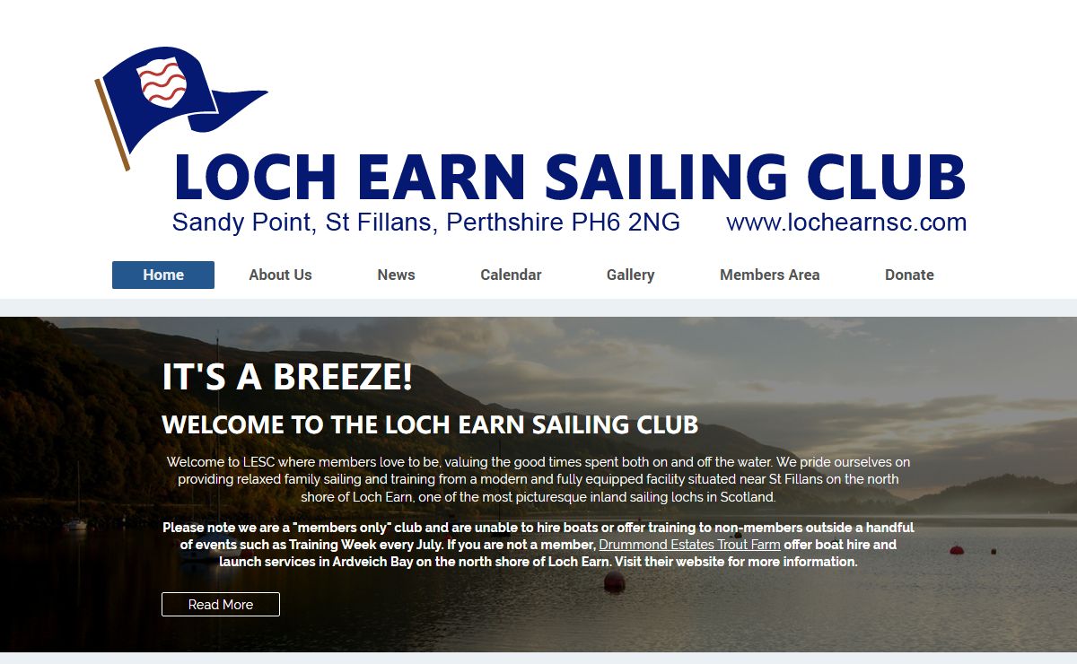 Loch Earn Sailing Club - Home