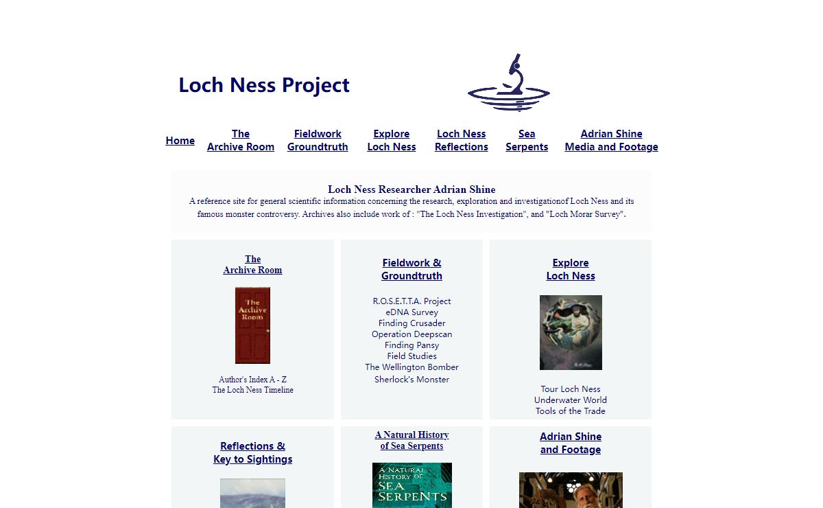 Loch Ness Project Adrian Shine