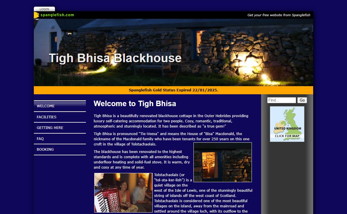 Tigh Bhisa self-catering cottage, a beautifully renovated historic blackhouse in Scotland's Outer Hebrides