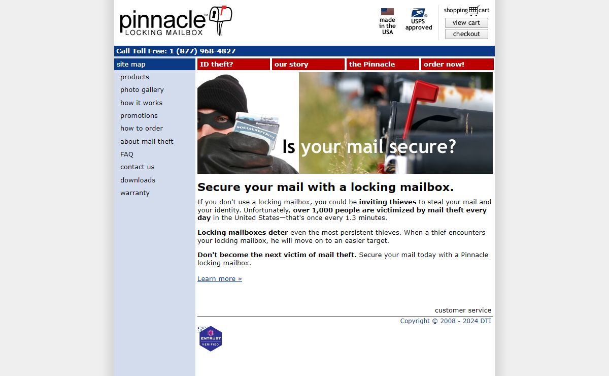 Pinnacle Locking Mailboxes - lockingmailbox.com